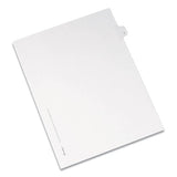 Avery Preprinted Legal Exhibit Side Tab Index Dividers, Allstate Style, 26-Tab, V, 11 x 8.5, White, 25/Pack