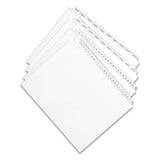Avery Preprinted Legal Exhibit Side Tab Index Dividers, Allstate Style, 10-Tab, 8, 11 x 8.5, White, 25/Pack
