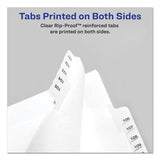 Avery Preprinted Legal Exhibit Side Tab Index Dividers, Allstate Style, 10-Tab, 31, 11 x 8.5, White, 25/Pack