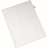 Avery Alllstate Style Individual Legal Dividers - 82294