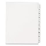 Avery Preprinted Legal Exhibit Side Tab Index Dividers, Allstate Style, 10-Tab, I to X, 11 x 8.5, White, 1 Set