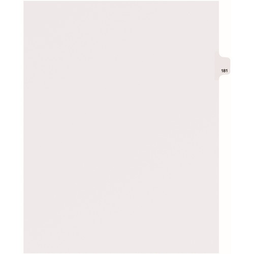 Avery Side Tab Individual Legal Dividers - 82397