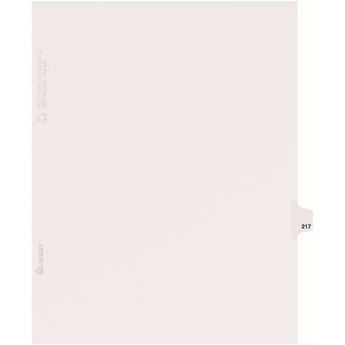 Avery Side Tab Individual Legal Dividers - 82433
