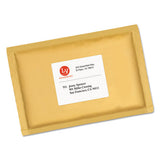 Avery White Shipping Labels-Bulk Packs, Inkjet/Laser Printers, 3.33 x 4, White, 6/Sheet, 250 Sheets/Box