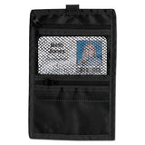 Advantus Travel ID/Document Holder, 5.13 x 7.75, Nylon, Black, 5/Pack