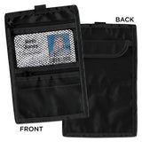 Advantus Travel ID/Document Holder, 5.13 x 7.75, Nylon, Black, 5/Pack