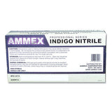 AMMEX Professional Nitrile Exam Gloves, Powder-Free, 3 mil, X-Large, Indigo, 100/Box