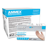 AMMEX Professional Vinyl Exam Gloves, Powder-Free, Small, Clear, 100/Box