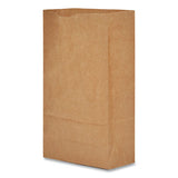 General Grocery Paper Bags, 35 lbs Capacity, #6, 6"w x 3.63"d x 11.06"h, Kraft, 500 Bags