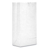 General Grocery Paper Bags, 30 lbs Capacity, #2, 4.31"w x 2.44"d x 7.88"h, White, 500 Bags