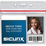 SICURIX Sealable ID Badge Holder - 47830