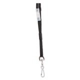 SICURIX Safety Breakaway Lanyard, Metal Hook Fastener, 36" Long, Black