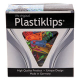 Baumgartens Plastiklips Paper Clips, Small (No. 1), Assorted Colors, 1,000/Box