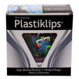 Baumgartens Plastiklips Paper Clips, Large (No. 6), Assorted Colors, 200/Box