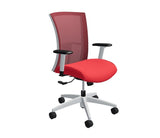 Global Vion – Lush Black Cherry Mesh High Back Tilter Task Chair in Vibrant Fabric for the Modern Office, Home and Business