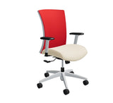 Global Vion – Sleek Berry Dimension Mesh High Back Tilter Task Chair in Vinyl for the Modern Office, Home and Business.