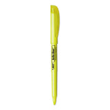 BIC Brite Liner Highlighter Xtra Value Pack, Yellow Ink, Chisel Tip, Yellow/Black Barrel, 200/Carton