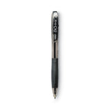BIC BU3 Ballpoint Pen, Retractable, Bold 1 mm, Black Ink, Black Barrel, Dozen