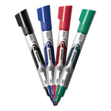 BIC Intensity Advanced Dry Erase Marker, Tank-Style, Broad Chisel Tip, Assorted Colors, 4/Pack
