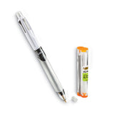 BIC 4-Color 3 + 1 Multi-Color Ballpoint Pen/Pencil, Retractable, 1 mm Pen/0.7 mm Pencil, Black/Blue/Red Ink, Gray Barrel, 3/Pack