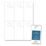 Blanks/USA Micro-Perforated Parking Pass, 8.25 x 11, White, 6 Passes/Sheet, 50 Sheets/Pack