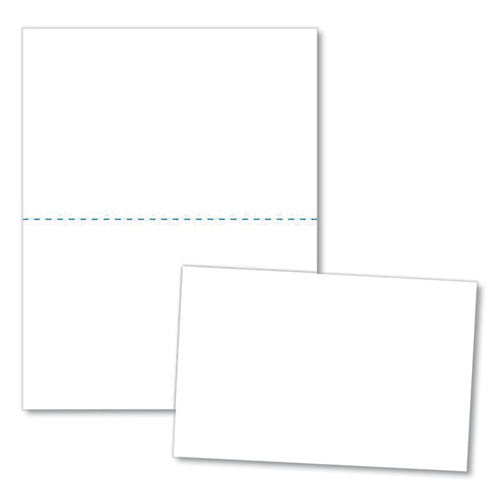 Blanks/USA Digital Postcards, Copier, Inkjet/Laser/Offset Press, 80 lb, 8.5x5.5, Smooth White, 250 Cards, 2 Cards/Sheet, 125 Sheets/Pack