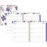 Blue Sky Preppy Floral Purple Academic Weekly/Monthly Planner - 117899