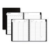 Blue Sky Aligned Weekly/Monthly Appointment Planner, 11 x 8.25, Black Cover, 12-Month (Jan to Dec): 2022