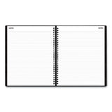 Blue Sky Aligned Weekly/Monthly Notes Planner, 8.75 x 7, Black Cover, 12-Month (Jan to Dec): 2022