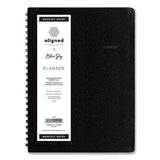 Blue Sky Aligned Monthly Planner with Contacts Page and Extra Notes Pages, 8.63 x 5.88, Black Cover, 12-Month (Jan to Dec): 2022