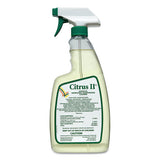 Citrus II Hospital Germicidal Deodorizing Cleaner, Citrus Scented, 22 oz Spray Bottle, 12/Carton