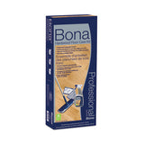 Bona Hardwood Floor Care Kit, 15" Wide Microfiber Head, 52" Blue Steel Handle