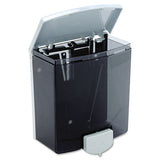 Bobrick ClassicSeries Surface-Mounted Liquid Soap Dispenser, 40 oz, 5.81 x 3.31 x 6.88, Black/Gray