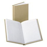 Boorum & Pease Bound Memo Books, Narrow Rule, Tan Cover, 7 x 4.13, 96 Sheets