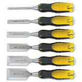 Stanley Tools 6-Piece FatMax Short Blade Chisel Set