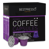 Bestpresso Nespresso Intenso Italian Espresso Pods, Intensity: 12, 20/Box
