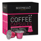 Bestpresso Nespresso Lungo Italian Espresso Pods, Intensity: 9, 20/Box