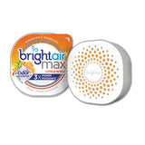 BRIGHT Air Max Odor Eliminator Air Freshener, Citrus Burst, 8 oz Jar, 6/Carton