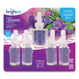 BRIGHT Air Electric Scented Oil Air Freshener Refill, Sweet Lavender and Violet, 0.67 oz Bottle, 5/Pack