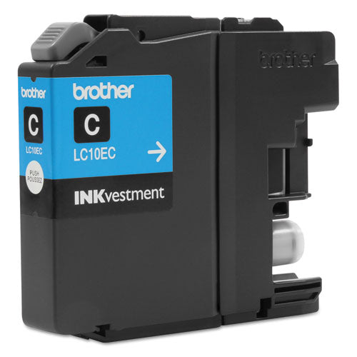 Brother LC10EC INKvestment Super High-Yield Ink, 1,200 Page-Yield, Cyan