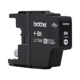 Brother LC75BK Innobella High-Yield Ink, 600 Page-Yield, Black
