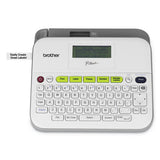Brother P-Touch PT-D400VP Versatile, Easy-to-Use Label Maker with Carry Case and Adapter, 5 Lines, 7.5 x 7 x 2.88