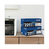 Brother TN2212PK Toner, 2,500 Page-Yield, Black, 2/Pack