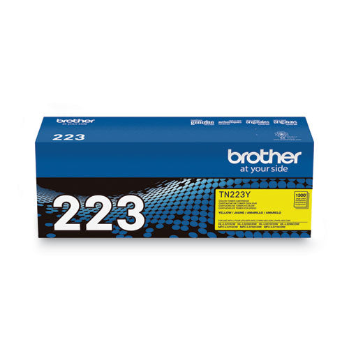 Brother TN223Y Toner, 1,300 Page-Yield, Yellow