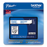 Brother P-Touch TZe Laminated Removable Label Tapes, 0.47