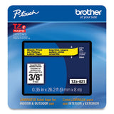 Brother P-Touch TZe Laminated Removable Label Tapes, 0.35