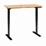 Bush Business Furniture 48W x 24D Height Adjustable Standing Desk Natural Maple - HAT4824ACBK