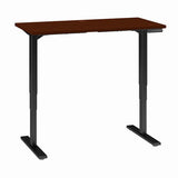 Bush Business Furniture 48W x 24D Height Adjustable Standing Desk Hansen Cherry - HAT4824HCBK