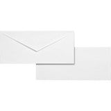Business Source No. 10 White Wove V-Flap Business Envelopes - 04467