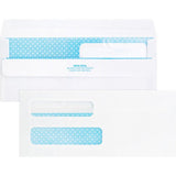 Business Source Double Window No. 8-5/8 Check Envelopes - 04650